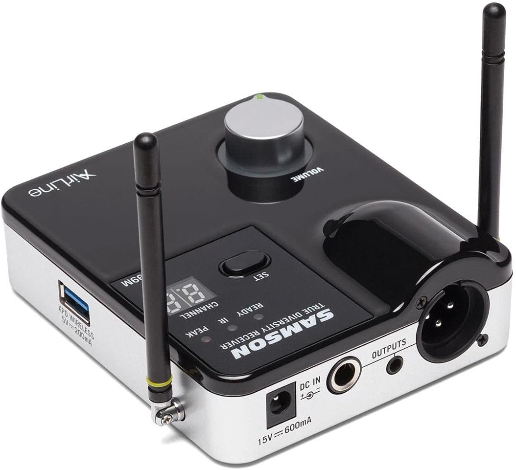 Samson SW9A9SHM60-K AWXm Wind Instrument Wireless Microphone