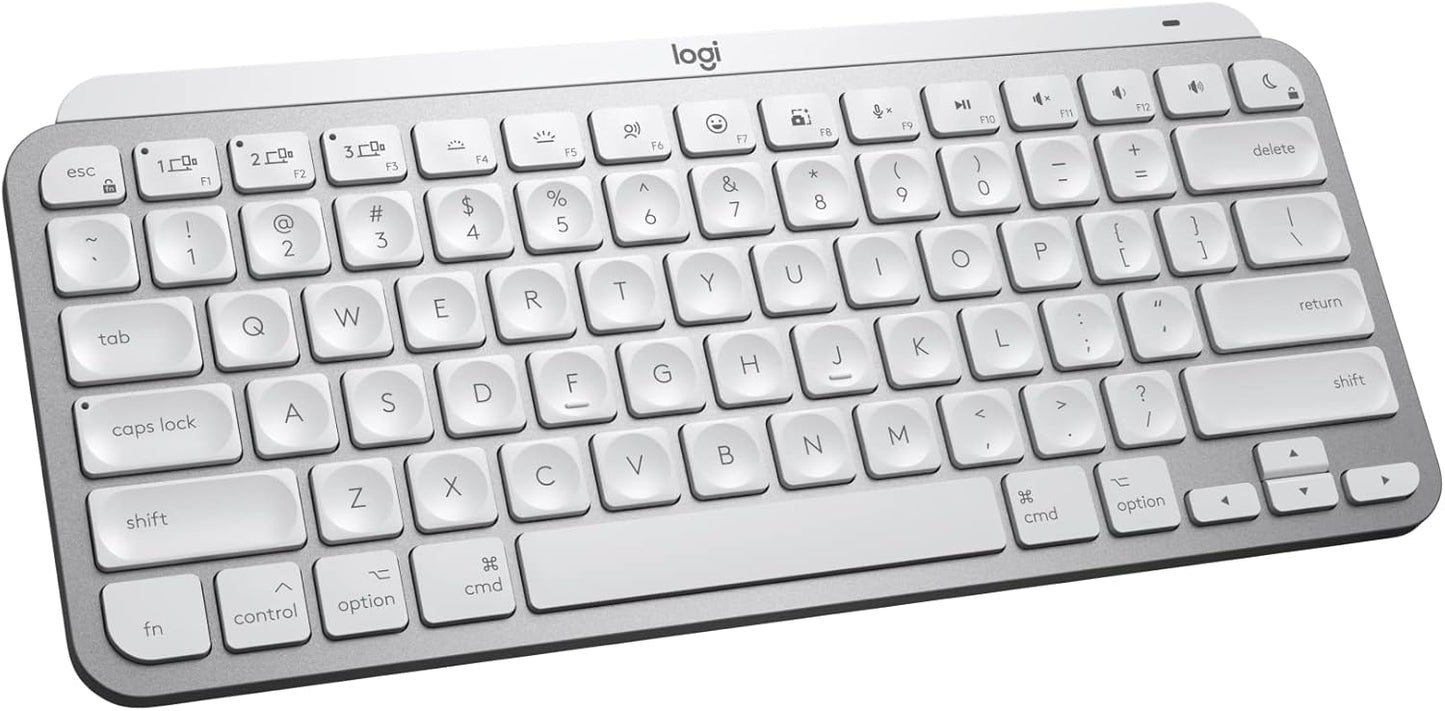 Logitech 920-010389 MX Keys Mini Mac Wireless Keyboard - Pale Grey