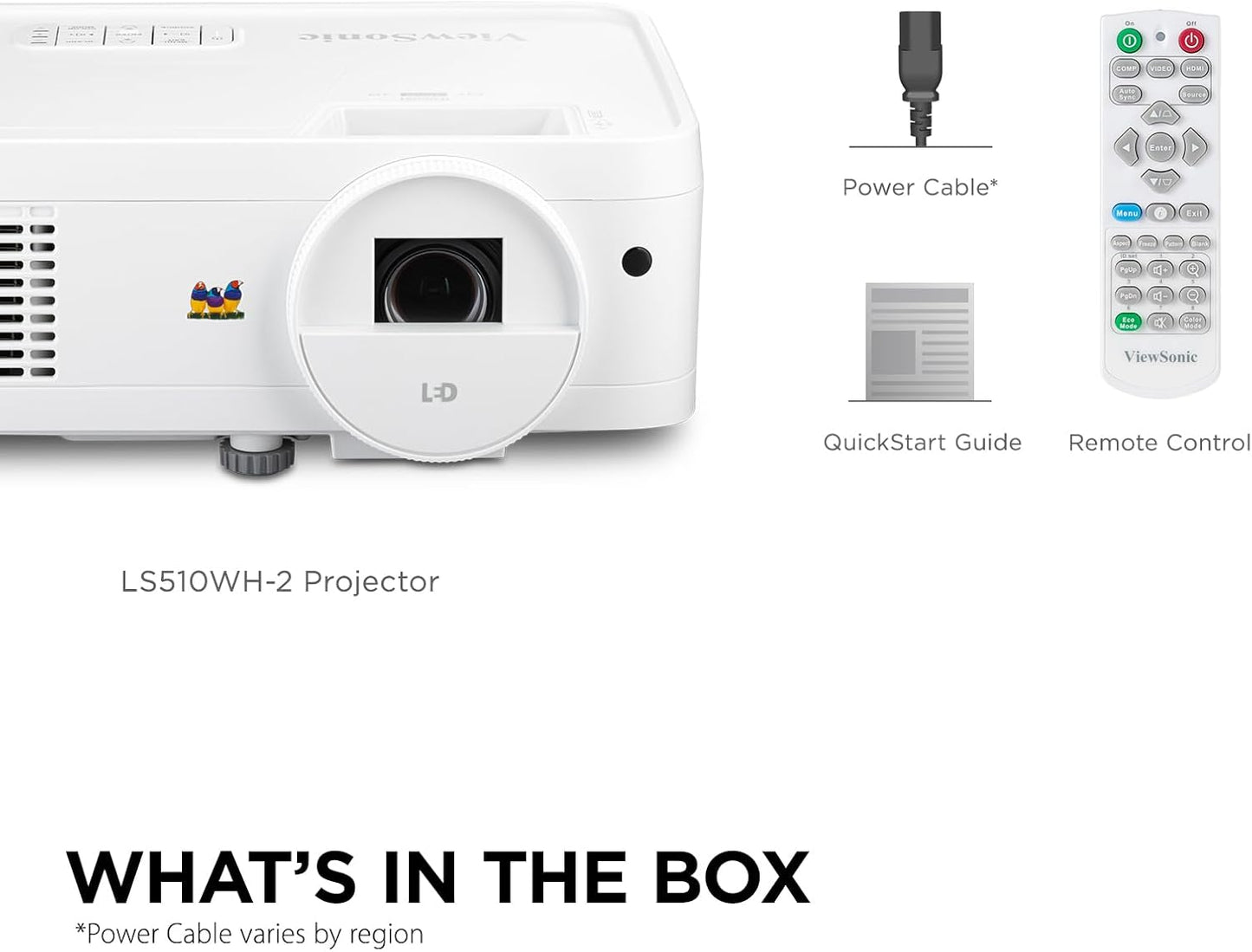 ViewSonic LS510WH-2 WXGA LED Business Projector