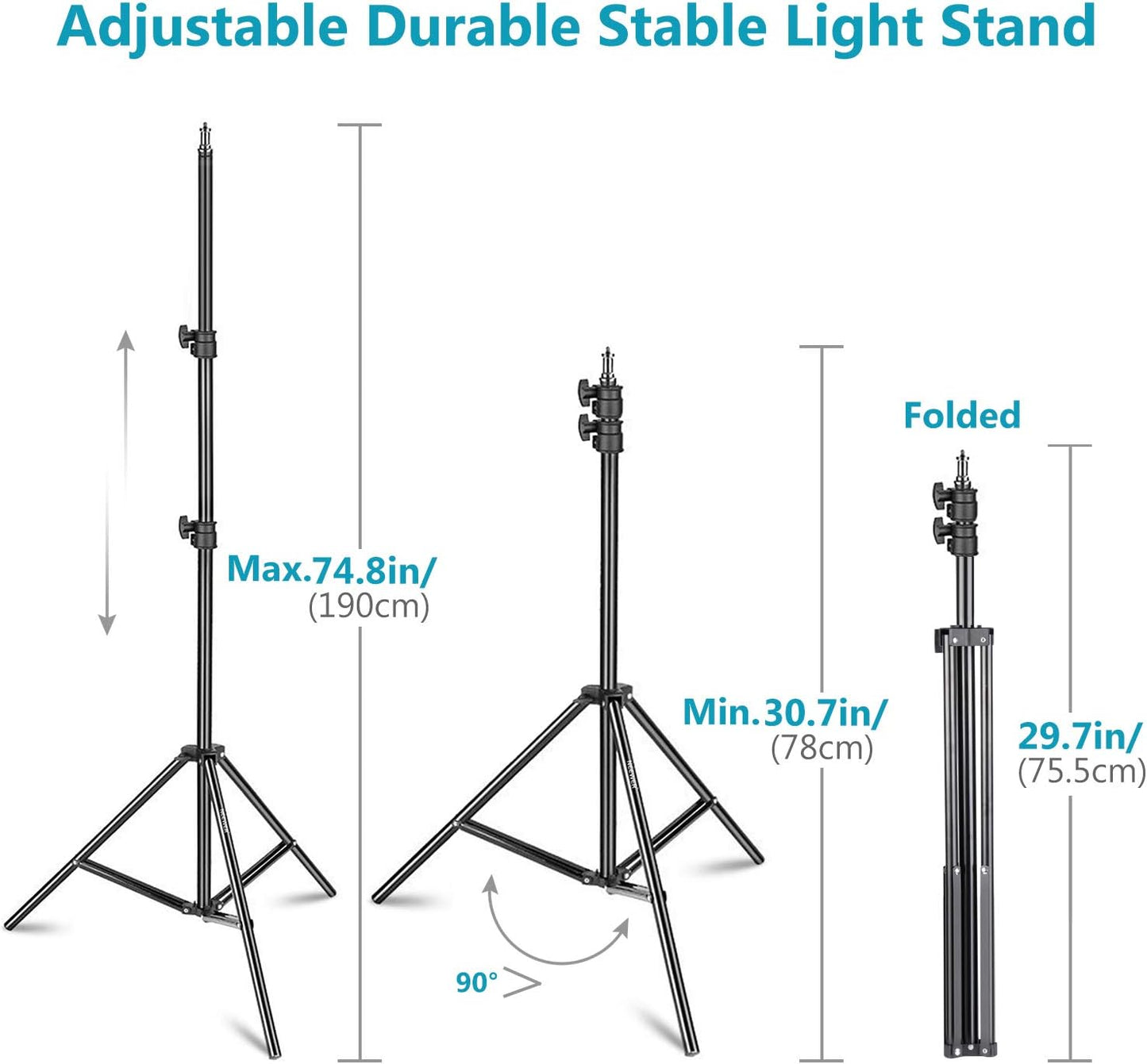 Neewer 10095062 16-inch LED Ring Light Stand Kit