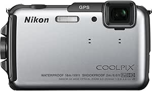 Nikon 26411 COOLPIX AW110 Blue Waterproof Digital Camera