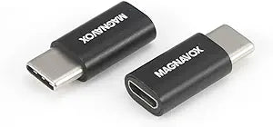 Magnavox MC4010 USB-C to Micro USB Adapter (2-Pack)