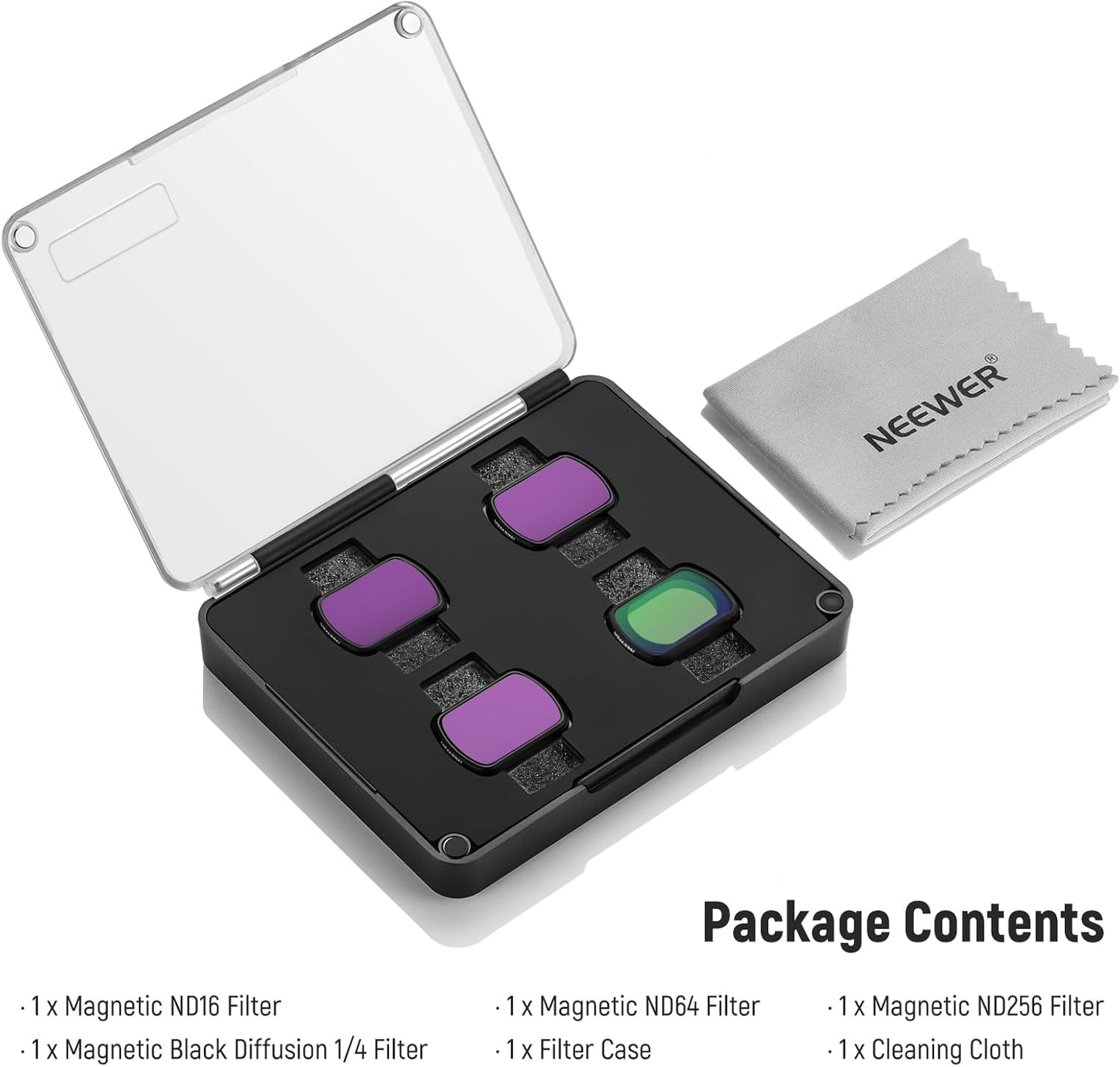 NEEWER 10104010 ND & Diffusion Filter Kit for DJI Osmo Pocket 3