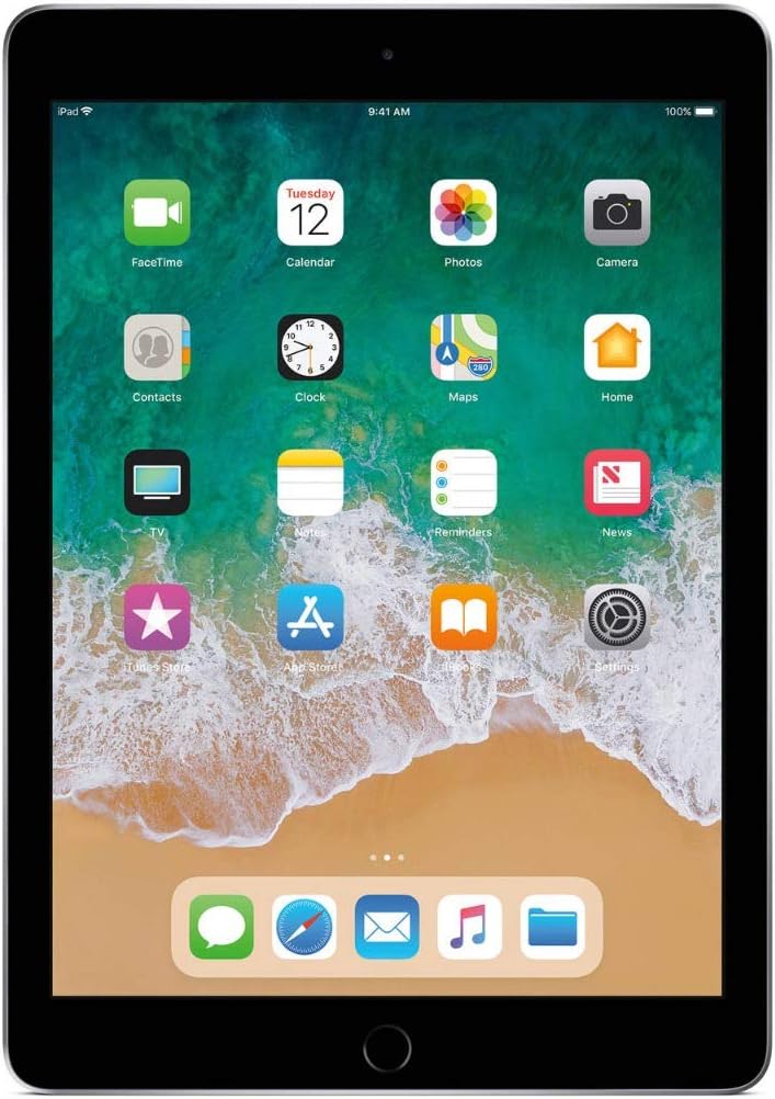 Apple iPad 9.7in 6th Gen WiFi + Cellular (Renewed)