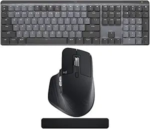 Logitech MX Mechanical Keyboard & Mouse Combo with Palm Rest