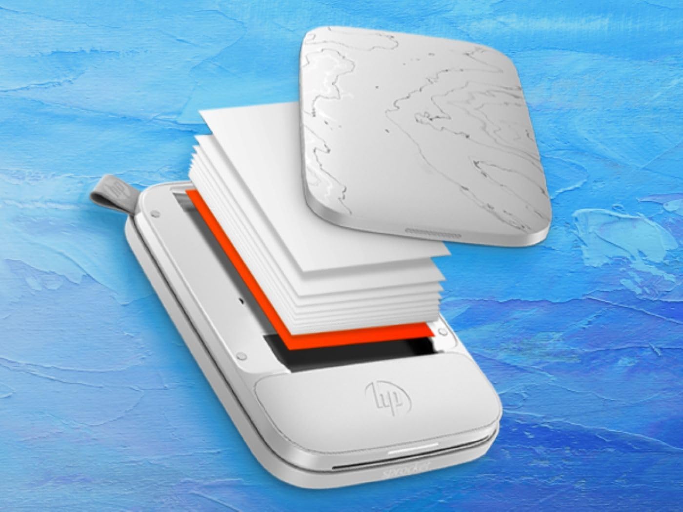 HP 2FR23A Sprocket Sticky Back Zink Photo Paper