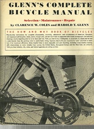 Crown Glenns Comp Bicycle Repair Manual — main product image