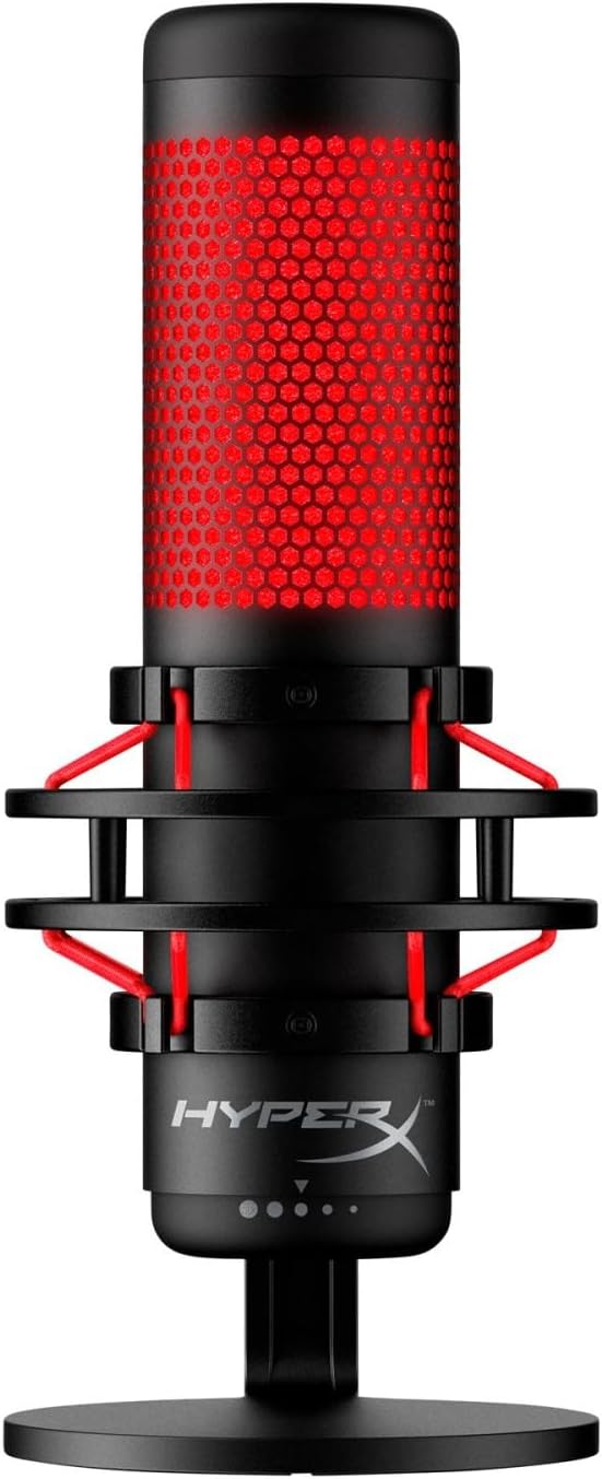 HP 4P5P6AA HyperX QuadCast Rouge Microphone