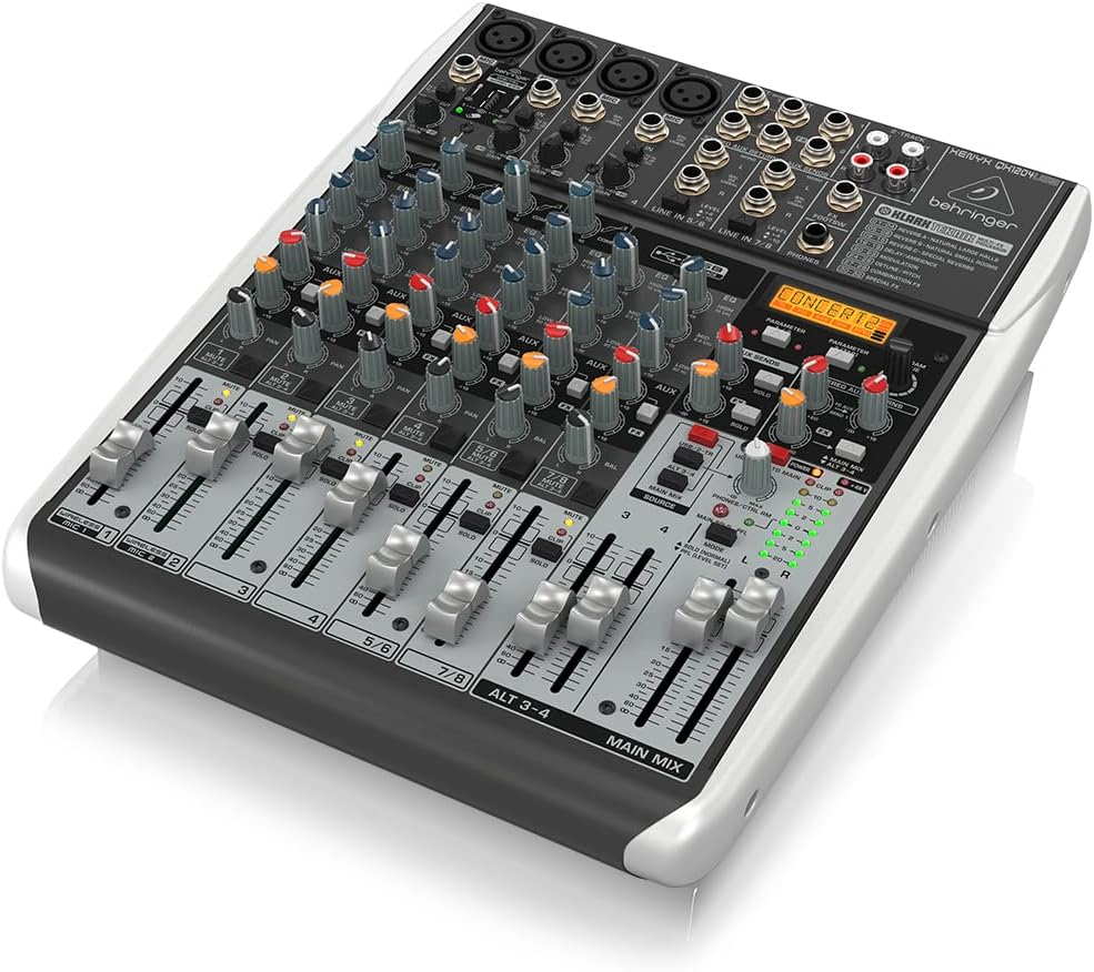Behringer QX1204USB Xenyx 12-Input USB Audio Mixer