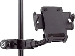 K&M 19745-015-55 Universal Microphone Music Stand Phone Holder — main product image