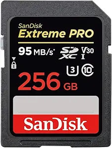 SanDisk SDSDXXG-256G-ANCIN 256GB Extreme Pro SDXC UHS-I Card — main product image