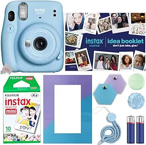 Fujifilm 600022153 Instax Mini 11 Instant Camera Bundle - Blue