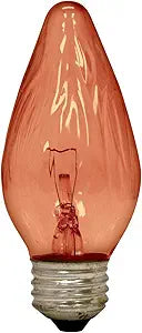 GE 75339 Amber Flame 25W Light Bulb 2-Pack
