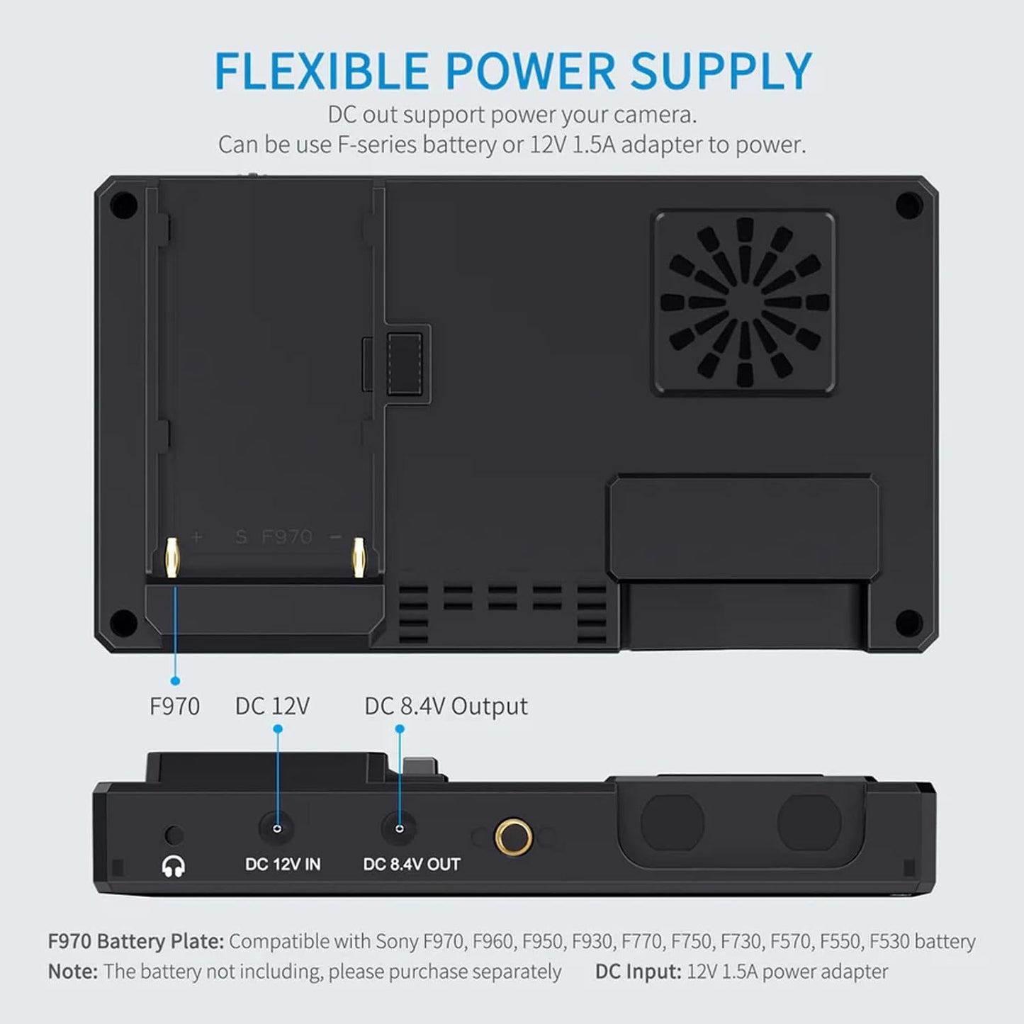 FEELWORLD CUT6 6-Inch 4K HDMI Recording Monitor Kit