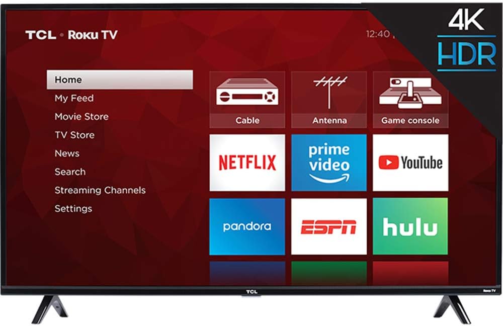 TCL E1TCL55S425 55" 4K UHD Roku Smart TV