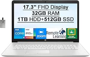 HP 17.3-Inch FHD i5 Laptop Computer