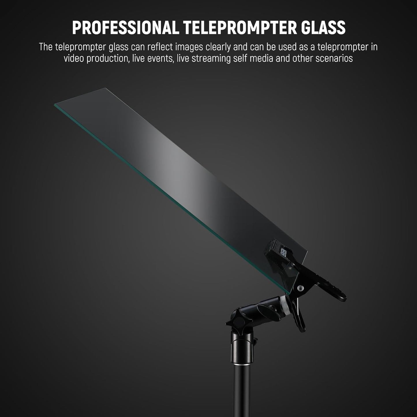 Neewer 33000083 17" DIY Teleprompter Beam Splitter Glass