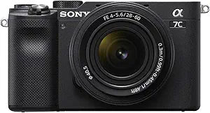 Sony ILCE7CL/B Alpha 7C Compact Mirrorless Camera