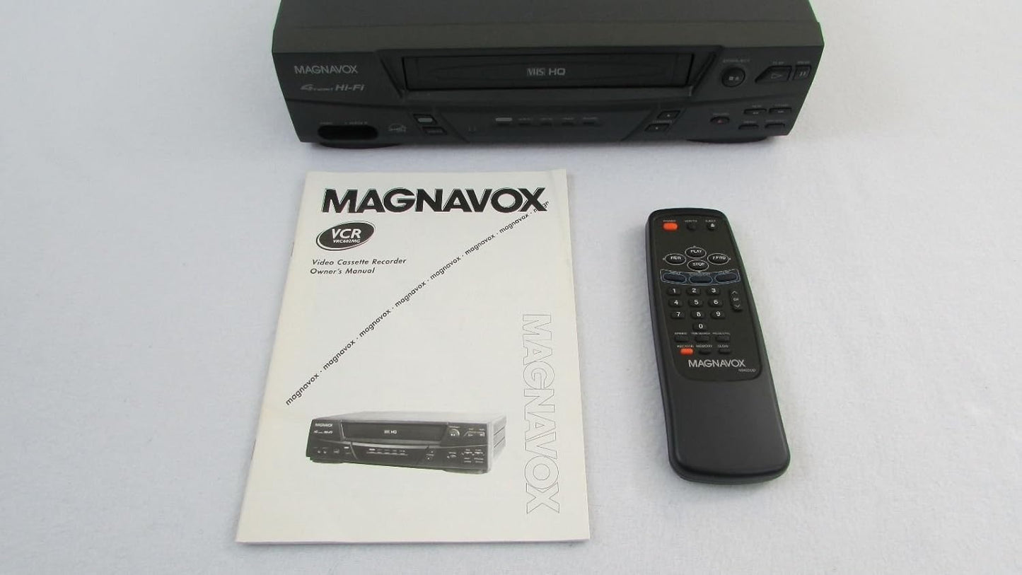 Philips VRC602MG21 Magnavox VHS VCR Player Recorder