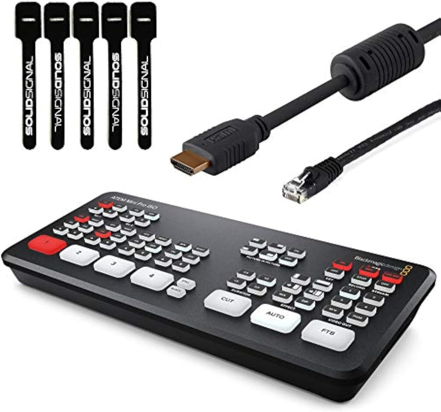 Blackmagic Design SWATEMMINIBPRISO-BUNDLE ATEM Mini Pro ISO Streamer Bundle