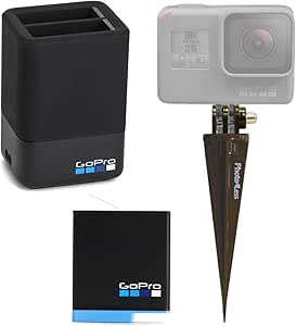 GoPro AJBAT-001K1 Dual Battery Charger HERO8/7/6 Bundle