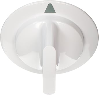 GE WE1M652 Dryer Timer Knob - White — main product image