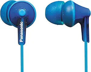 Panasonic RP-HJE125E-A ErgoFit Wired Earphones - Blue — main product image