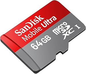 SanDisk SDSDQY-064G-U46A 64GB Ultra microSDXC Memory Card