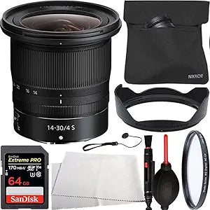 Nikon 20070B NIKKOR Z 14-30mm f/4 S Lens Bundle