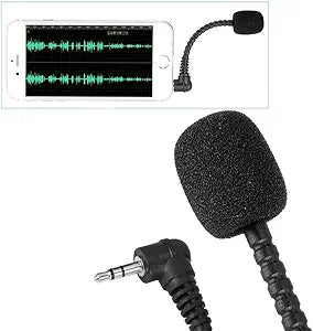 Neewer 90075574 Mini 3.5mm Flexible Microphone Mic for PC Laptop (3 Pack)