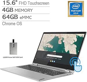 Lenovo 81T9012QUS Chromebook 2-in-1 15.6" FHD Touchscreen