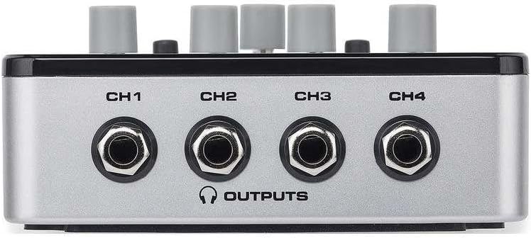Samson 8541767590 QH4 4-Channel Headphone Amplifier Bundle