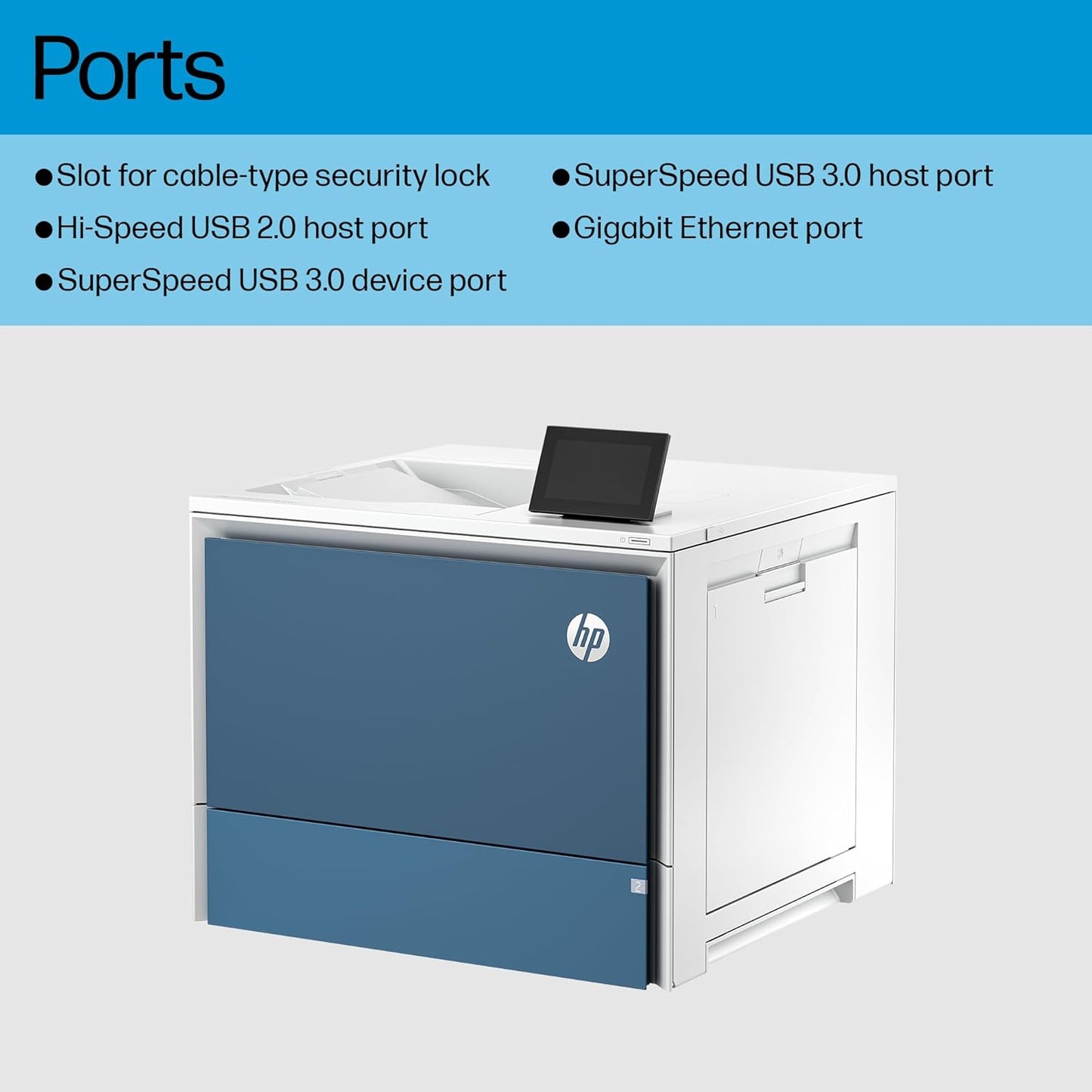 HP 5700dn Color LaserJet - Enterprise Printer - High Capacity - 6QN28A