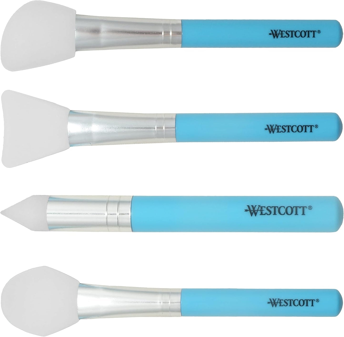 Westcott 00507 Silicone Crafting Tools Set (4-Piece)