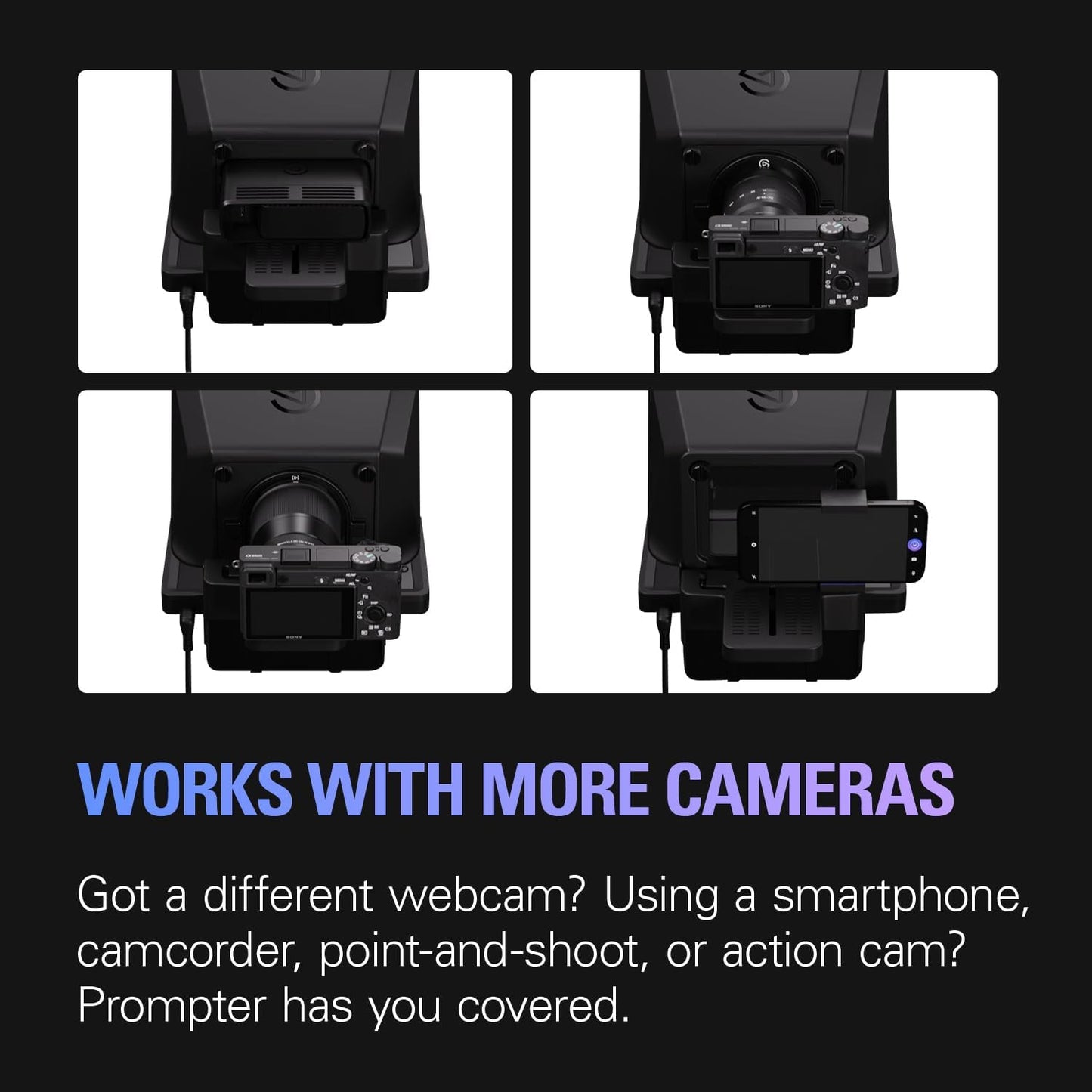 Elgato 20WAD9901 Prompter Teleprompter for Streaming