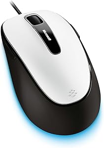 Microsoft 4FD-00016 Comfort Mouse 4500 White Ergonomic
