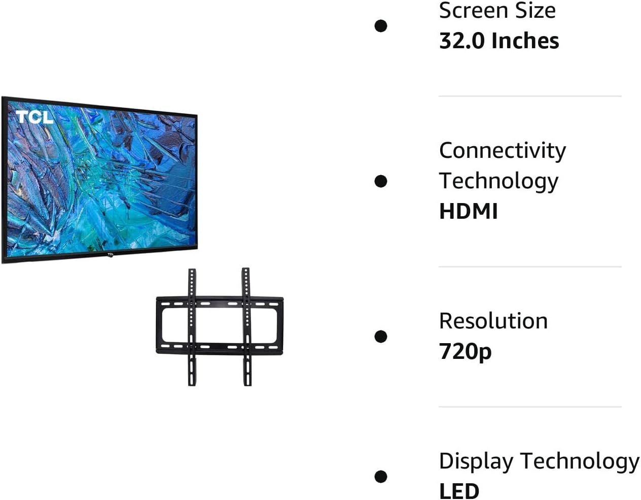 TCL 3 Series 32S335 32-Inch 720p Smart TV (Renewed)
