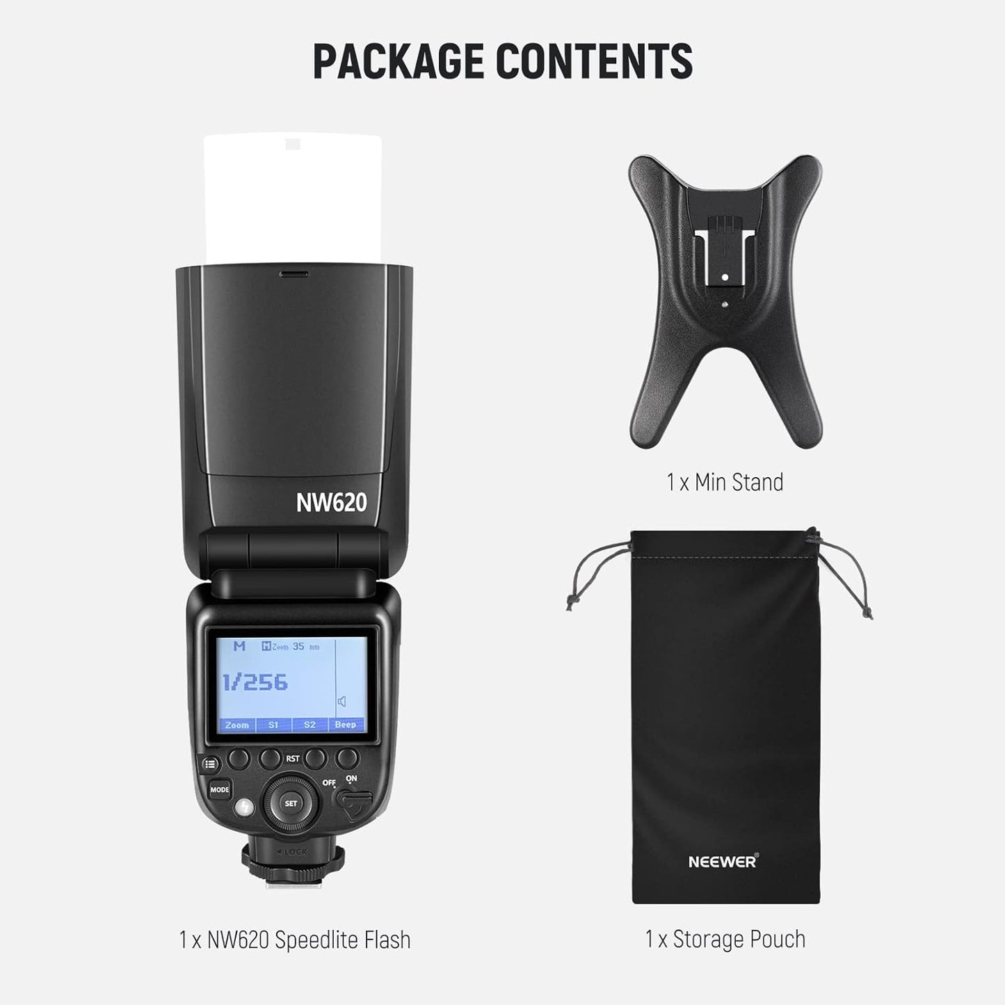 Neewer 10102074 NW620 Speedlite Flash GN60