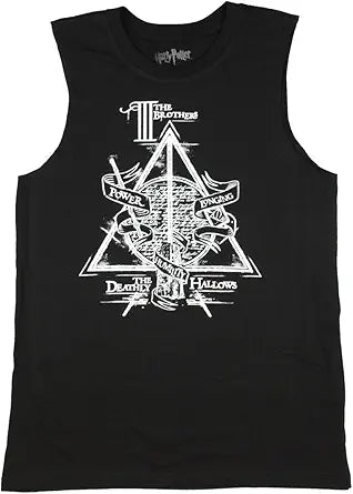 B+W Harry Potter Deathly Hallows Girls Muscle Top — main product image