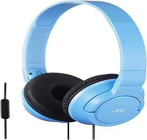 JVC HA-SR185-ANE Powerful Bass Headphones with Mic — main product image