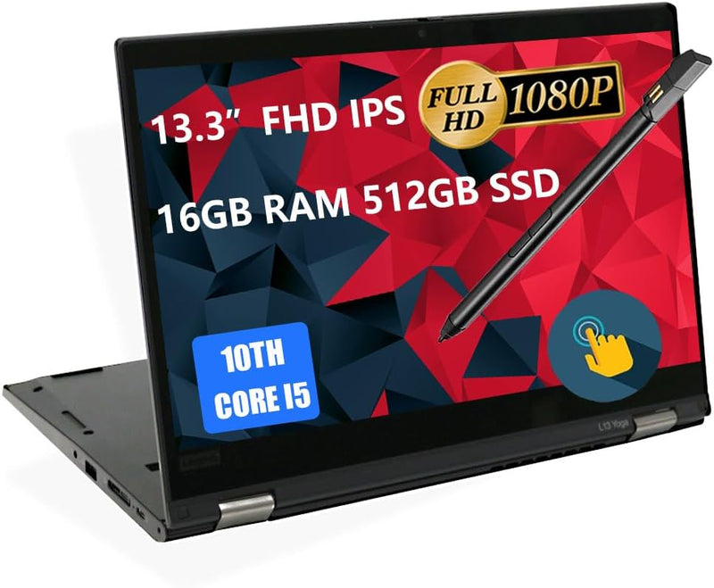 Lenovo ThinkPad L13 Yoga 2-in-1 Laptop i5 16GB 512GB Renewed — main product image