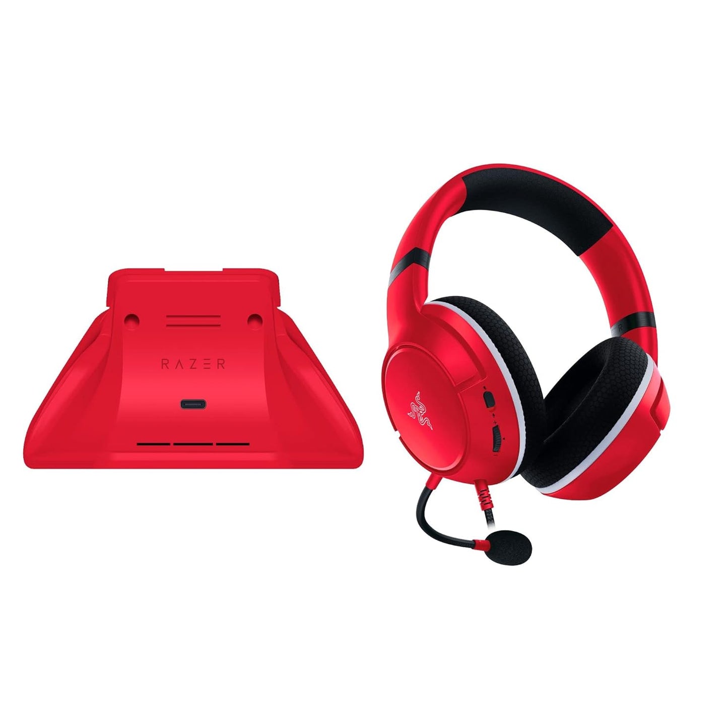 Razer RZ82-03970200-B3U1 Essential Duo Bundle for Xbox - Pulse Red