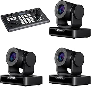 FEELWORLD 3X USB10X PTZ Camera and KBC10 Controller Bundle