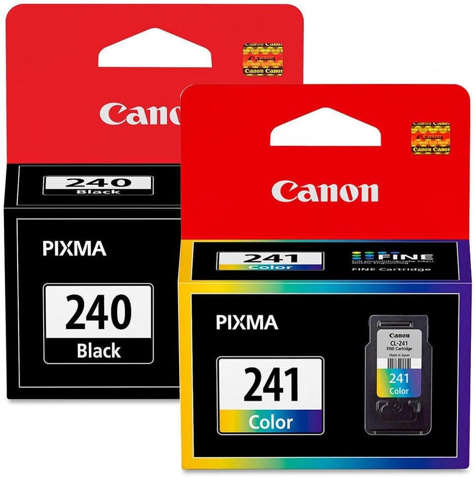 Canon 8541628258 Pixma PG-240 Black & CL-241 Color Ink Cartridges