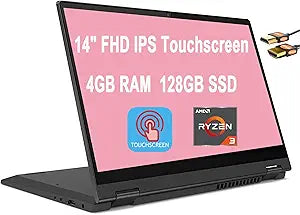 Lenovo Flex 5 14" FHD Ryzen 3 2-in-1 Touchscreen Laptop