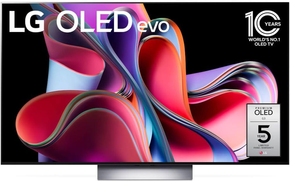 LG OLED65G3PUA OLED evo G3 4K Smart TV Renewed Bundle