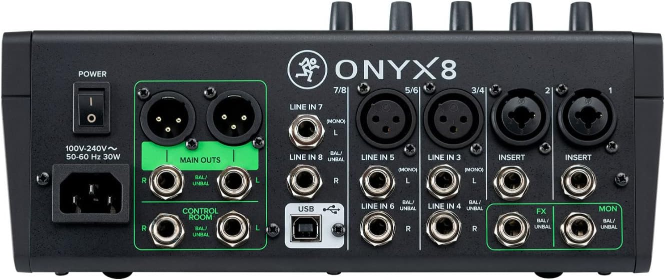 Mackie Onyx8 8-Channel Analog Mixer with USB