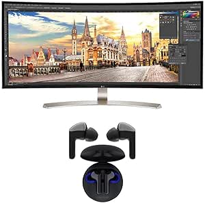 LG E7LG38UC99W 38" UltraWide Curved Monitor Bundle