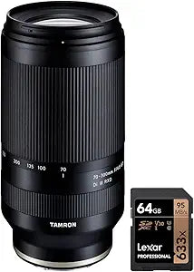 Tamron E10TM70300S 70-300mm Sony E-Mount Lens Bundle