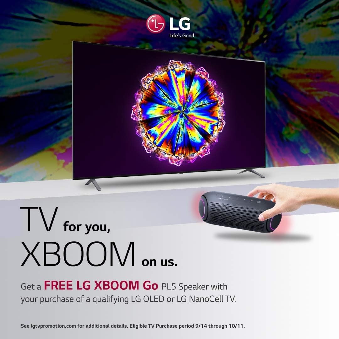 LG 65NANO85UNA 65" 4K NanoCell Smart TV Alexa Renewed
